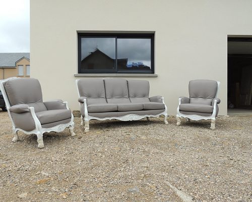 SEDENTaire salon cuir canapé fauteuils tapissier sellier restauration Aveyron Lozere Tarn Aubrac