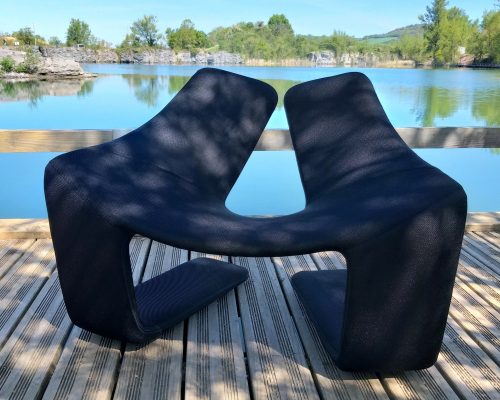 FAUTEUIL ZEN STEINER PARIS housse tissu SEDENTaire tapissier sellier Aveyron Loze