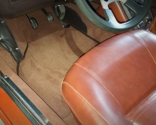 Fiat X19 Bertone moquette SEDENtaire sellier Aveyron Lozere sellerie automobile